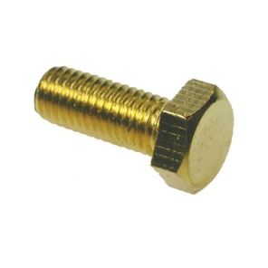 BOLT HEX BRASS BA # 0 X 1/2  